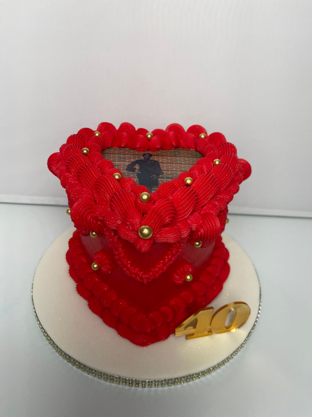 6" Heart shaped cakes