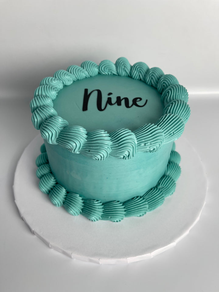 Mini Message Celebration cake