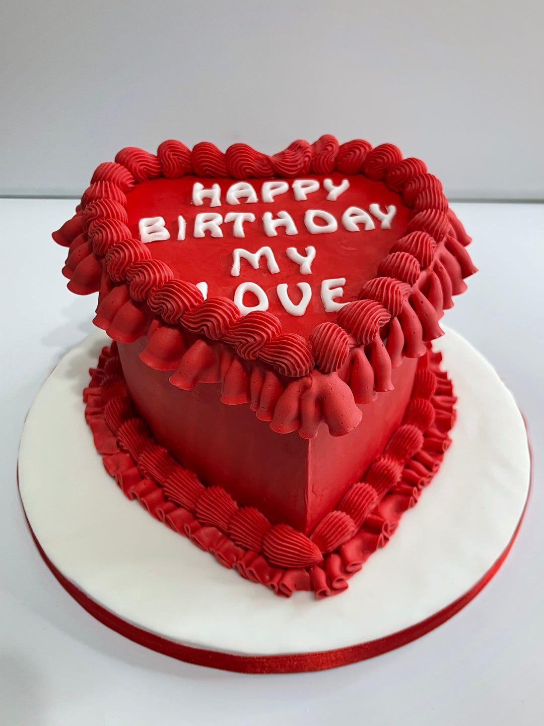 6" Heart shaped cakes