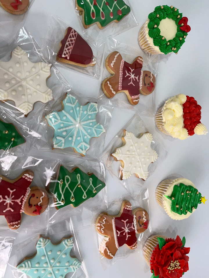 Royal iced Christmas theme sugar cookies